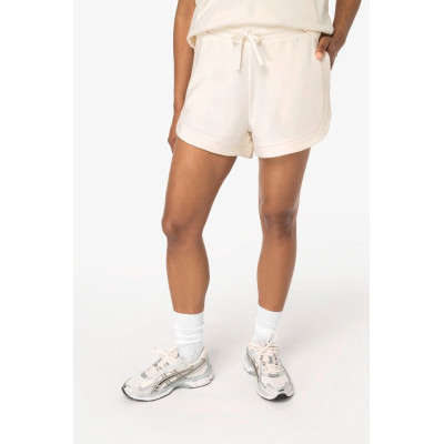 Calção eco-responsável French Terry de senhora